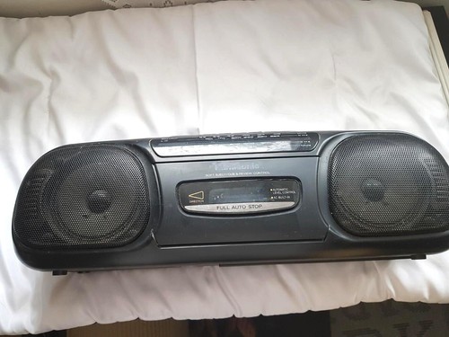 Radio cassette panasonic - radio, noire