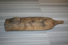 Coffin en Bois Ancien Art Populaire Pour Pierre à Faux à Aiguiser Vintage Etui