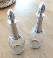 Paire de carafes cristal