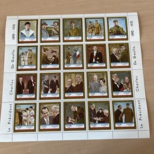 Bloc de timbres De Gaulle 