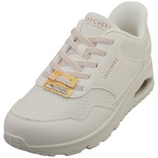 Skechers UNO BANKSIA LUXE Blanc Femme - Baskets à la Mode