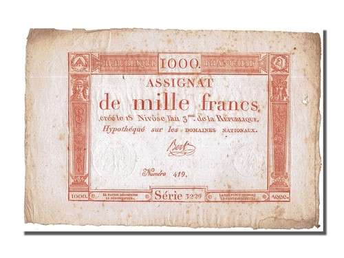 Billet france 1000 - billet,, francs