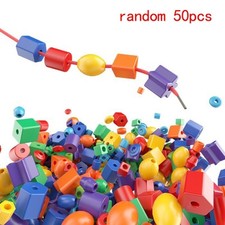 50Pcs Montessori Perles Jouets