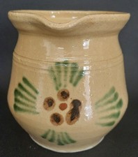 Pichet terre cuite vernissée alsace Soufflenheim début XXème