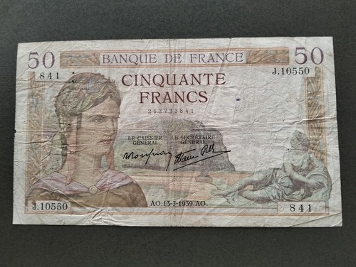France billet francs - france,