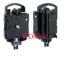 Mouvement quartz à balancier 21 mm Junghans W817 création de pendule  horlogerie