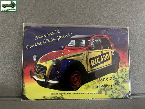 Plaque métal voiture citroen - plaque,