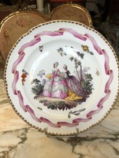 assiette ancienne Porcelaine