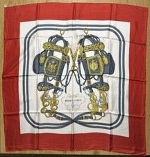 Authentique Foulard Carré Hermès '' Brides De Gala ''