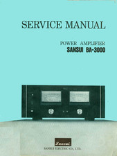 Manuel De Service Pour SANSUI