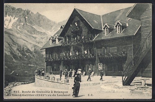 Cpa grenoble route - grenoble,, de