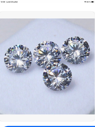 naturel diamant rond