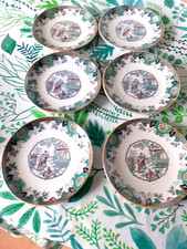 6 Assiettes anciennes  en