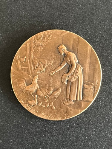 Médaille bronze basse cour - bronze, basse-cour