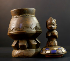 Vaisseau tribal africain Luba