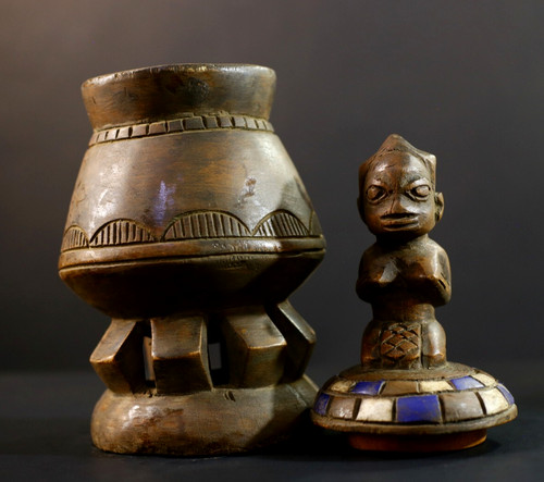Vaisseau tribal africain luba - vaisseau,