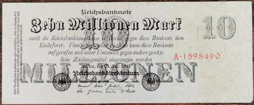 billet allemagne 1923