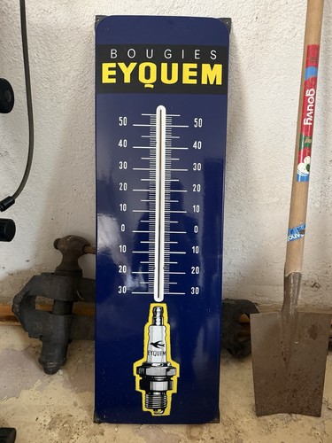 Thermomètre plaque emaillée - plaque,