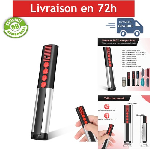 Télécommande 868 mhz portail - télécommande,