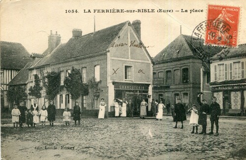 Carte ferriere sur risle la - ferriere,