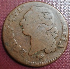 Monnaie Bronze Royal Louis XVI