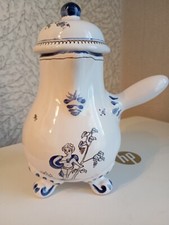 Chocolatière, verseuse, pot a créme Moustier Signé