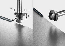 Fraise à moulurer HW FESTOOL S8 HW R2 D20-KL OFK - 499798