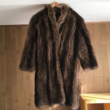 Manteau long fourrure renard