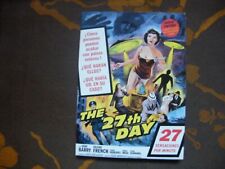 DVD THE 27th DAY - William Asher / DIGIPACK V.O.S.T.  N&B + LIVRET EN ESPAGNOL