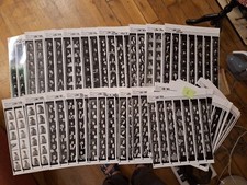 lot de 29 planches  argentique