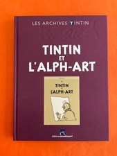 HERGE TINTIN - TINTIN ET L'ALPH-ART - ARCHIVES ATLAS COMME NEUF