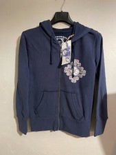 Veste Sweat bleu marine T XS femme décor diamant Business Work for euros 89€
