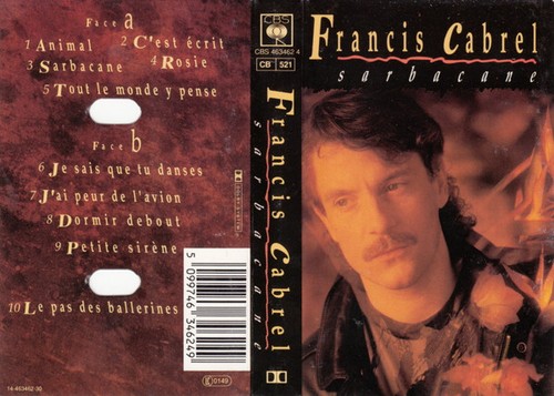 Francis cabrel sarbacane - francis,
