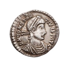 Constance II - Silique - Lyon (Lugdunum) - Argent - TTB