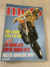 Moto verte 113 1983 125 Honda MTX Yamaha DTLC Ron Lechien enduro europe etc