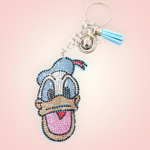 Porte clés strass donald - porte-clés,
