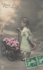 CP BONNE FETE PETITE FILLE