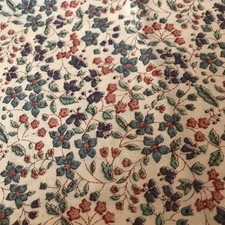 Coupon tissu petites fleurs - coupon, 68