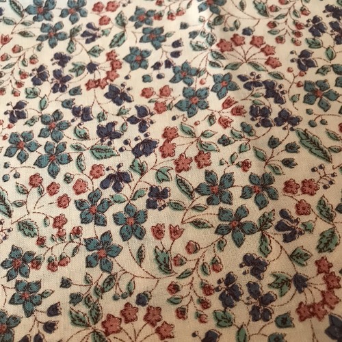 Coupon tissu petites fleurs - petites, 68