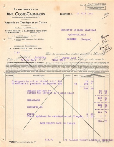 1931 etab ant coste - , ant.coste