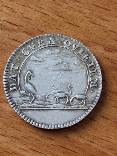 Jeton argent louis xiv police - jeton,