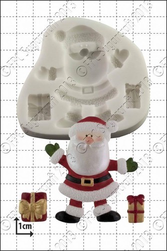 Moule silicone santa - silicone,