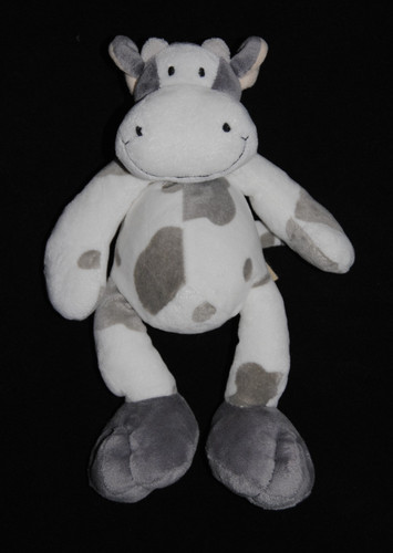 Doudou vache blanc - vache,