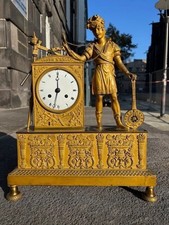 "Pendule Empire en Bronze