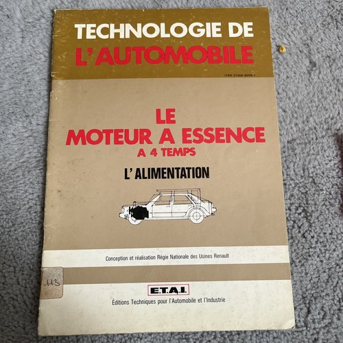 Revue technique moteur - 4, temps