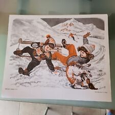 ANCIENNE AFFICHE D'ECOLE - EDITIONS MDI - 1969- Série IM2 Tableau 11c et 12