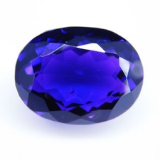 Pierre précieuse certifiée non chauffée en améthyste violette naturelle de...