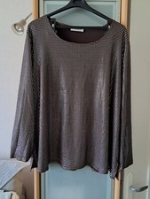 Tunique taille 52-54 marron pois argent Alain Weiz