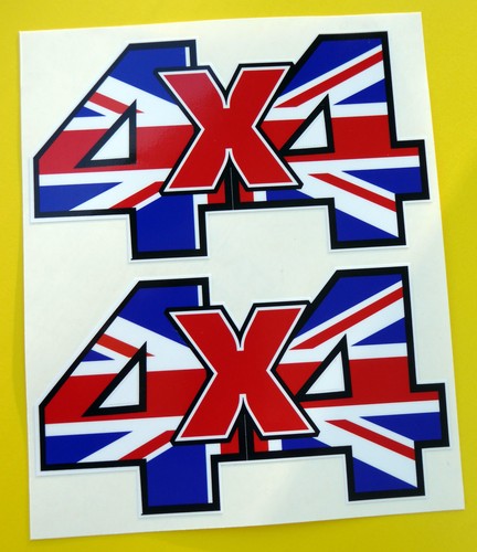 4x4 stickers décals - décals, union