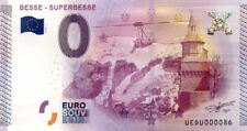 63 BESSE-SUPERBESSE Tyrolienne et marmotte, 2015, Billet Euro Souvenir